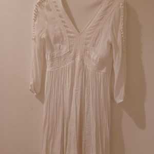 3/$20 White boho dress medium